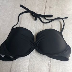 Aerie black bikini top